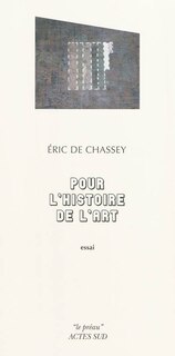 Couverture_Pour l'histoire de l'art