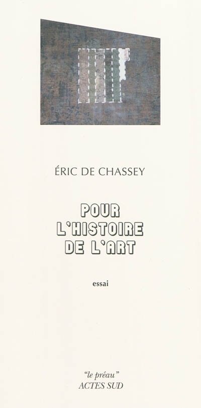 Couverture_Pour l'histoire de l'art