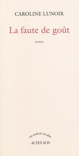 Front cover_La faute de go&ucirc;t