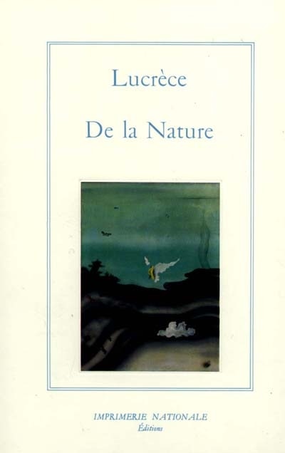 Front cover_De la nature
