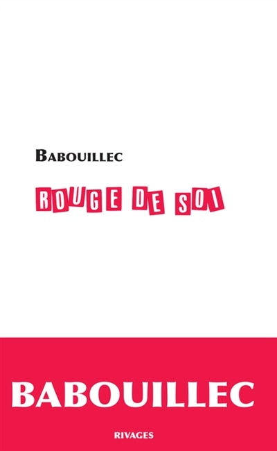 Front cover_Rouge de soi