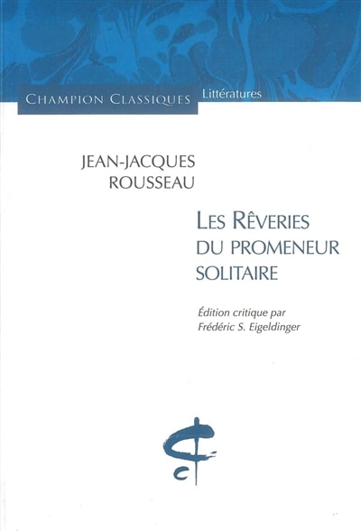 Front cover_Les rêveries du promeneur solitaire