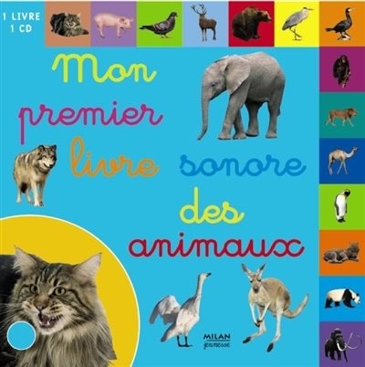 Couverture_Mon premier livre sonore des animaux