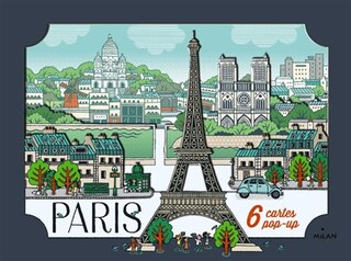 PARIS  6 CARTES POP-UP