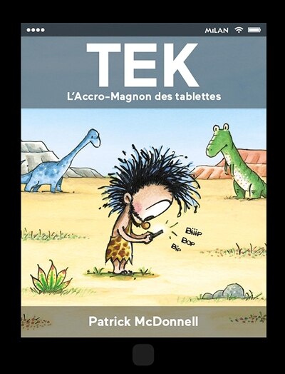 Couverture_Tek, l'accro-magnon des tablettes