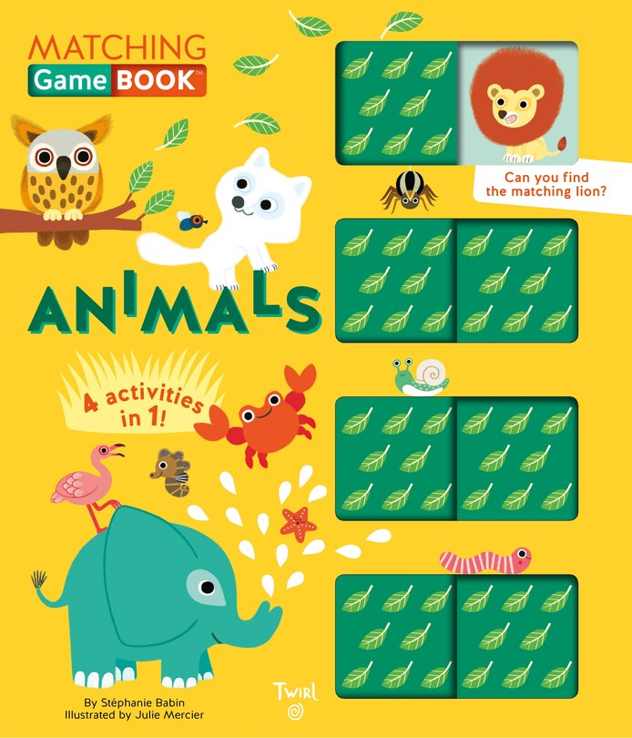 Animals Matching Game Book: 4 Activities In 1!