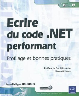 Front cover_Ecrire du code .Net performant : profilage et bonnes pratiques