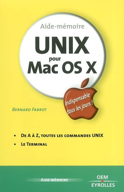 Front cover_Aide-mémoire Unix pour Mac OS X