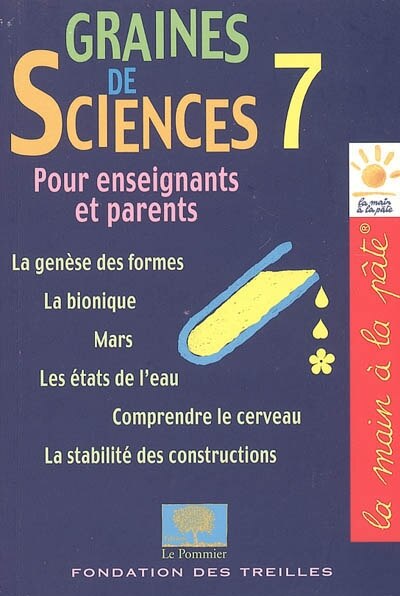 Couverture_Graines de sciences, Vol. 7