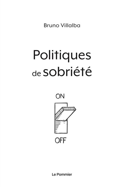 Front cover_Politiques de sobriété
