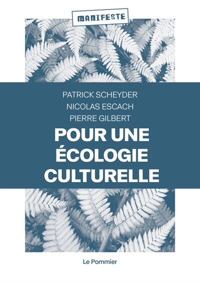 Front cover_Pour une écologie culturelle