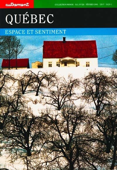 Couverture_Québec : espace et sentiment