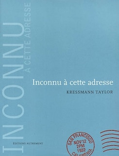 Front cover_Inconnu à cette adresse