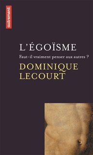 Front cover_L' égoïsme