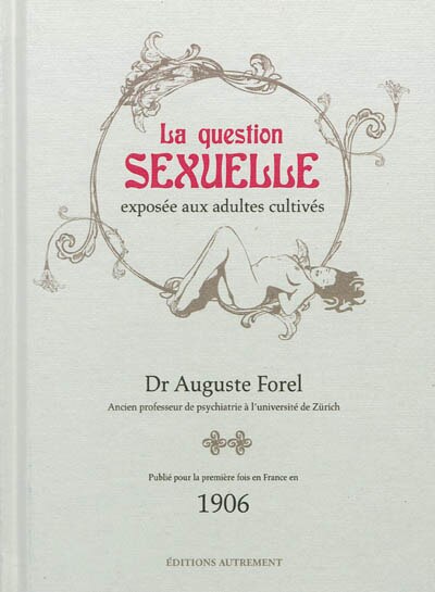 Front cover_La question sexuelle exposée aux adultes cultivés