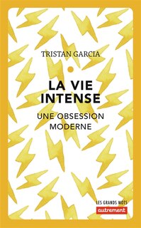 Front cover_La vie intense : une obsession moderne