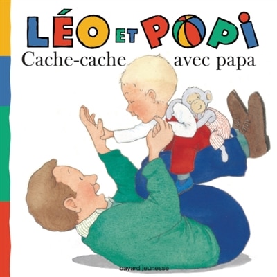 Léo et Popi cache-cache avec papa