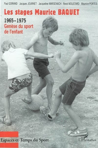 Front cover_Les stages Maurice Baquet, 1965-1975