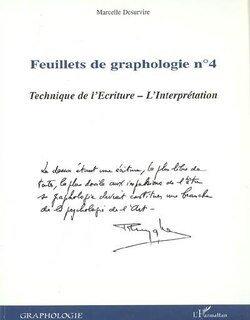 Couverture_Feuillets de graphologie no. 4