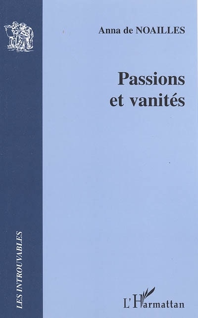 Couverture_Passions et vanites