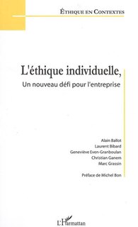Front cover_Ethique individuelle: un nouveau défi po