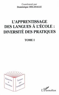 Front cover_Apprentissage des langues à l'école t.1