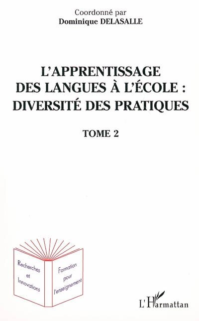 Front cover_Apprentissage des langues à l'école t.2