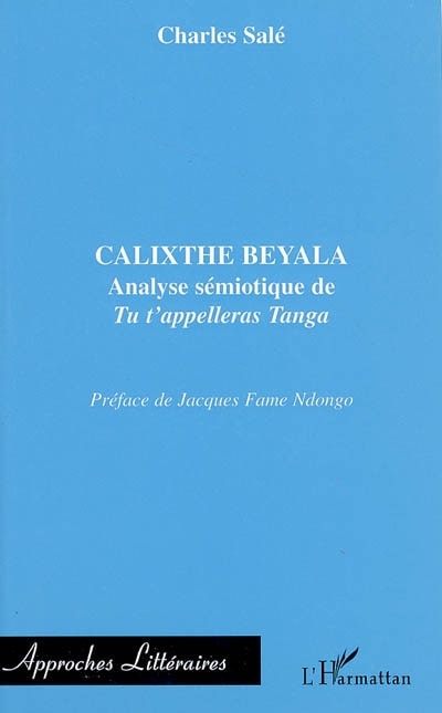 Couverture_Calixthe beyala: analyse sémiotique de t