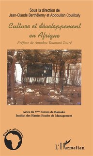 Front cover_Culture et développement en afrique