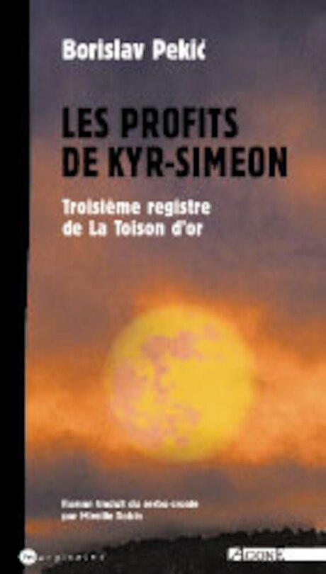 Front cover_Les profits de Kyr-Siméon