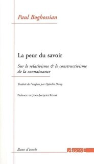 Couverture_La peur du savoir