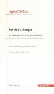 Front cover_Savoir et changer