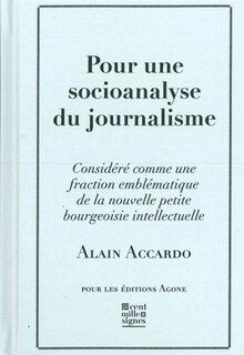 Front cover_Pour une socioanalyse du journalisme