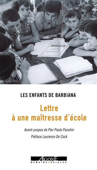 Front cover_Lettre à une enseignante