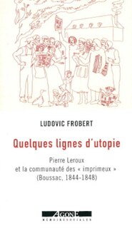 Front cover_Quelques lignes d'utopie