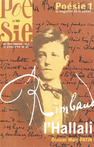 Couverture_Poésie 1, n°40. Rimbaud, l'hallali