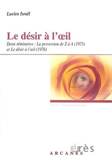 Couverture_Le désir à l'oeil : deux séminaires : La perversion de Z à A et Le désir à l'oeil