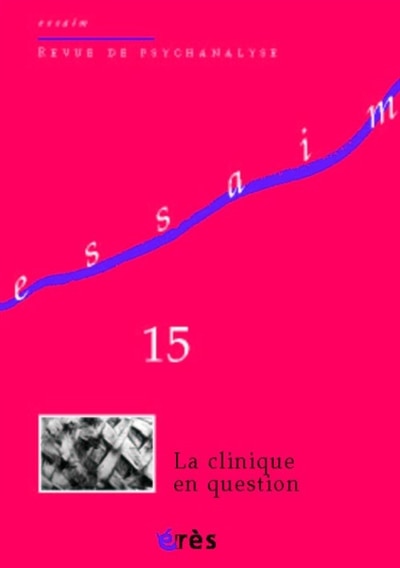 Front cover_Essaim, n&deg;15. La clinique en question