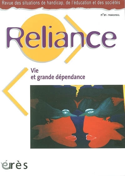 Front cover_Reliance, n°21. Vie et grande dépendance