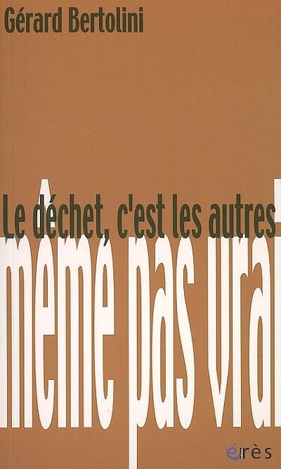 Couverture_Le déchet, c'est les autres