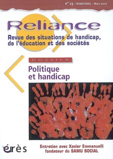 Couverture_Reliance, n°23. Politique et handicap
