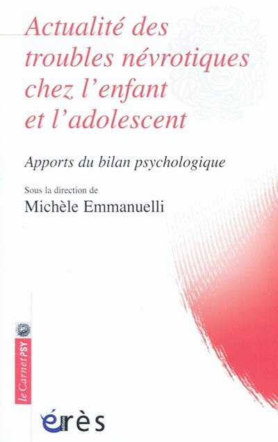 Front cover_Actualité des troubles névrotiques chez l'enfant et l'adolescent