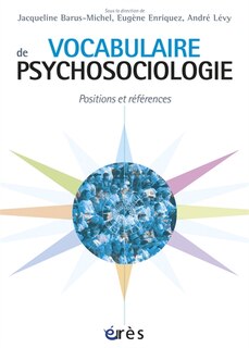 Front cover_Vocabulaire de psychosociologie