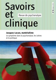 Front cover_Savoirs et clinique, n°16. Le symptôme dans la psychanalyse, les lettres et la politique