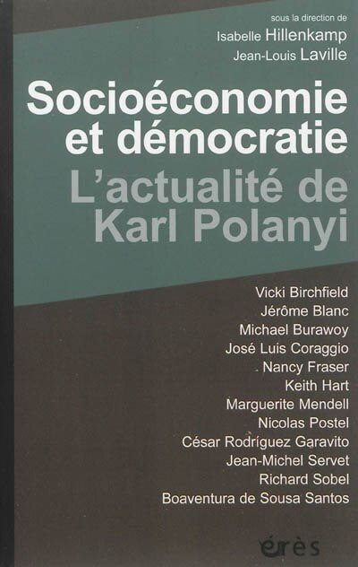 Front cover_Socioéconomie et démocratie : l'actualité de Karl Polanyi