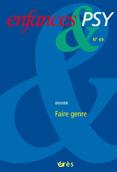Front cover_Enfances et psy, n°69. Variations de genre
