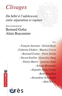 Front cover_Clivages : du bébé à l'adolescent, entre séparation et rupture