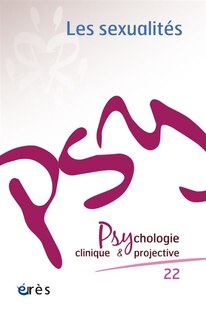 Front cover_Psychologie clinique et projective, n°22. Les sexualités