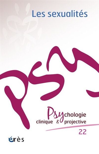 Front cover_Psychologie clinique et projective, n°22. Les sexualités