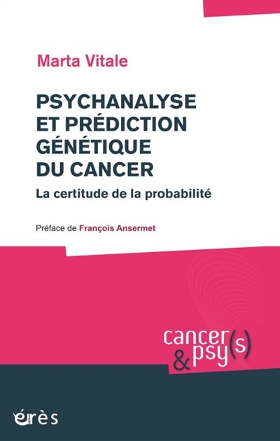 Front cover_Psychanalyse et prédiction génétique du cancer